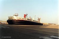 The Princess Margaret (GH-2006) departing Calais Hoverport
